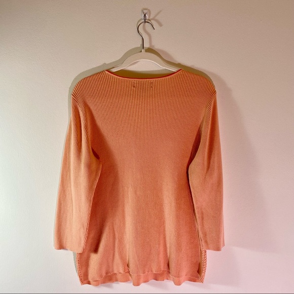 Jones New York Collection Woman Peach Cable Knit Sweater, Women’s size 2X - Picture 2 of 11